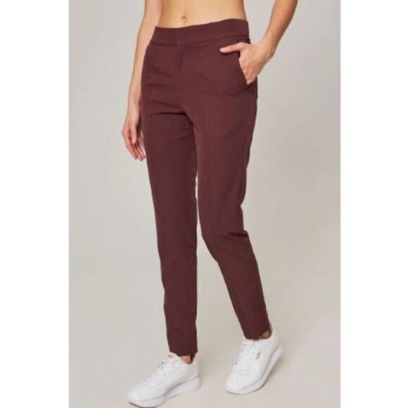 NWT MONDETTA Lined Tailored Ankle Pants Size 12 High Rise Comfort Stretch New - Picture 1 of 16